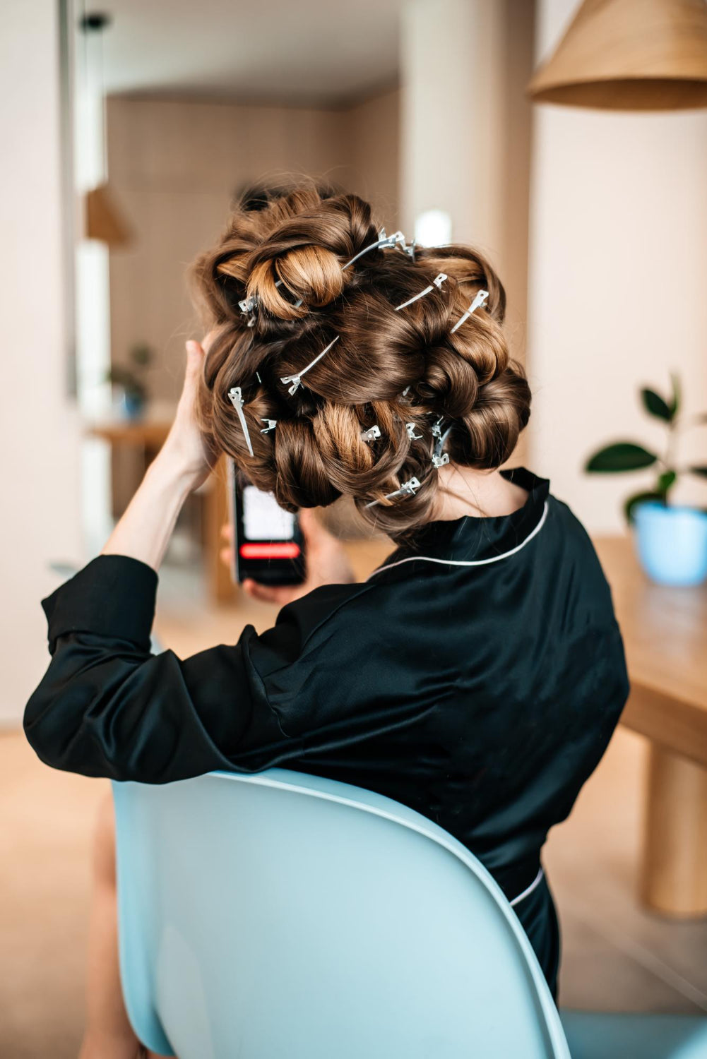 Pin Curl Blow Dry